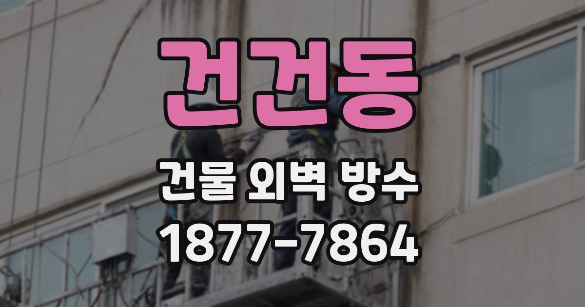건건동 건물 외벽 방수