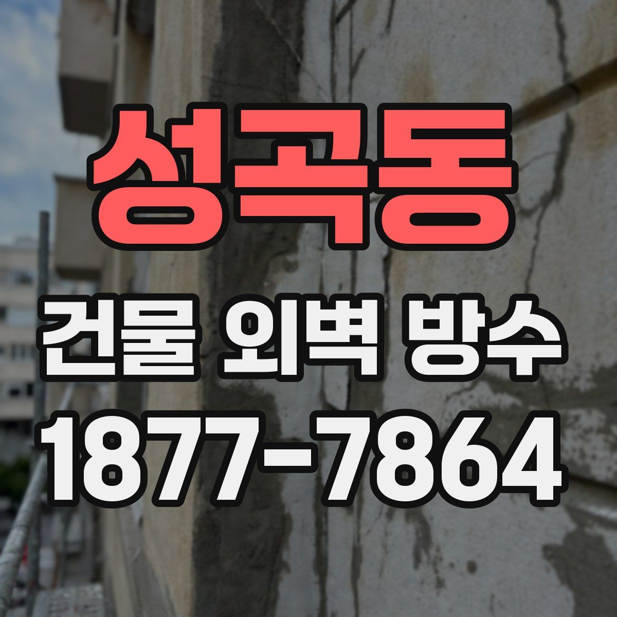 성곡동 건물 외벽 방수