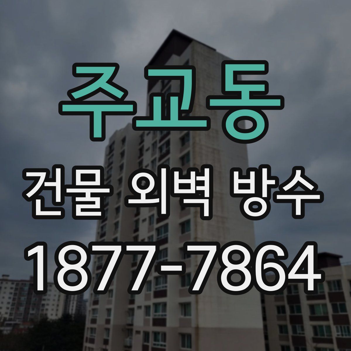 주교동 건물 외벽 방수