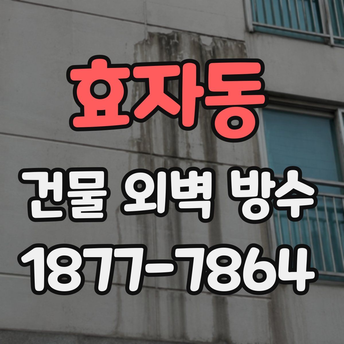 효자동 건물 외벽 방수