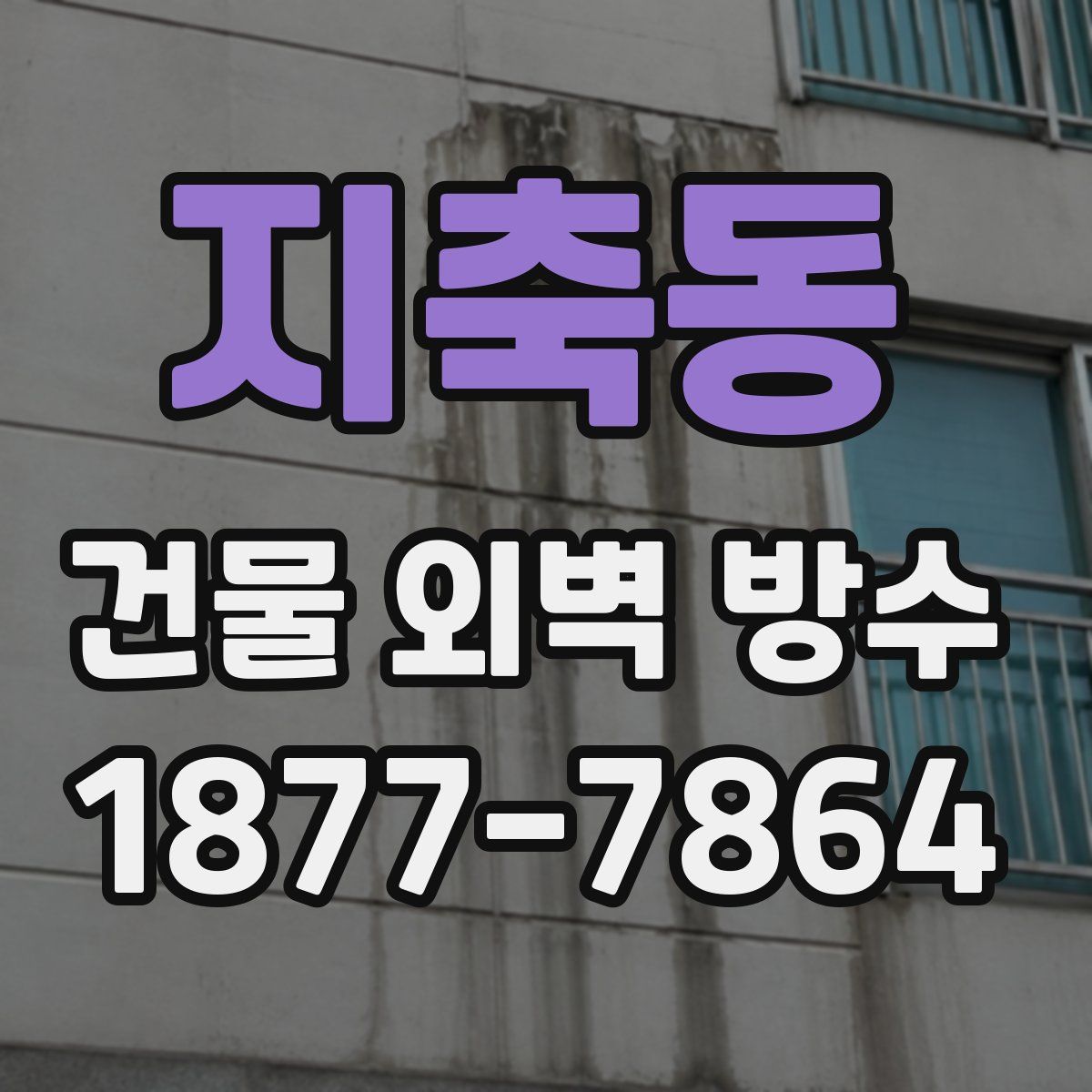 지축동 건물 외벽 방수