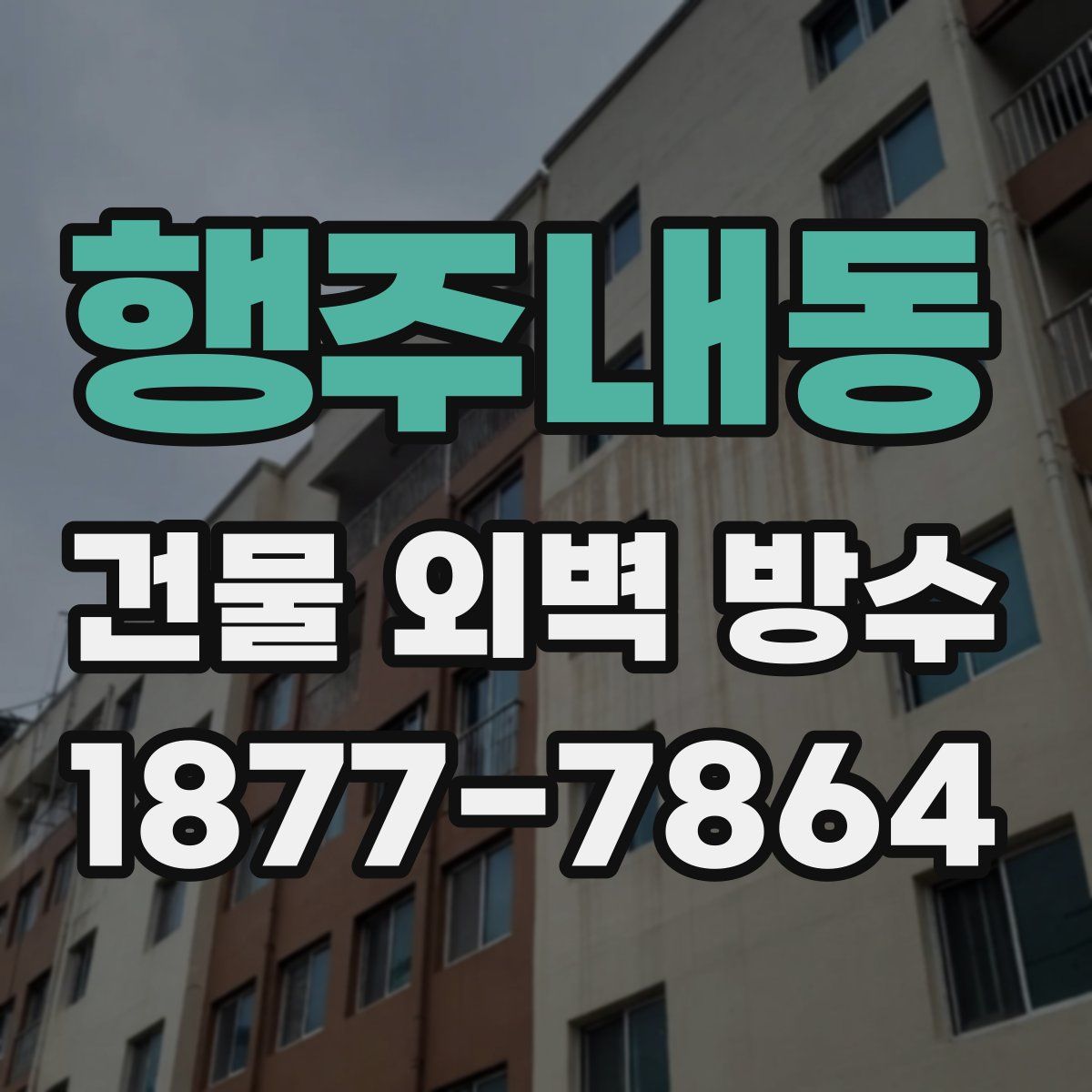 행주내동 건물 외벽 방수