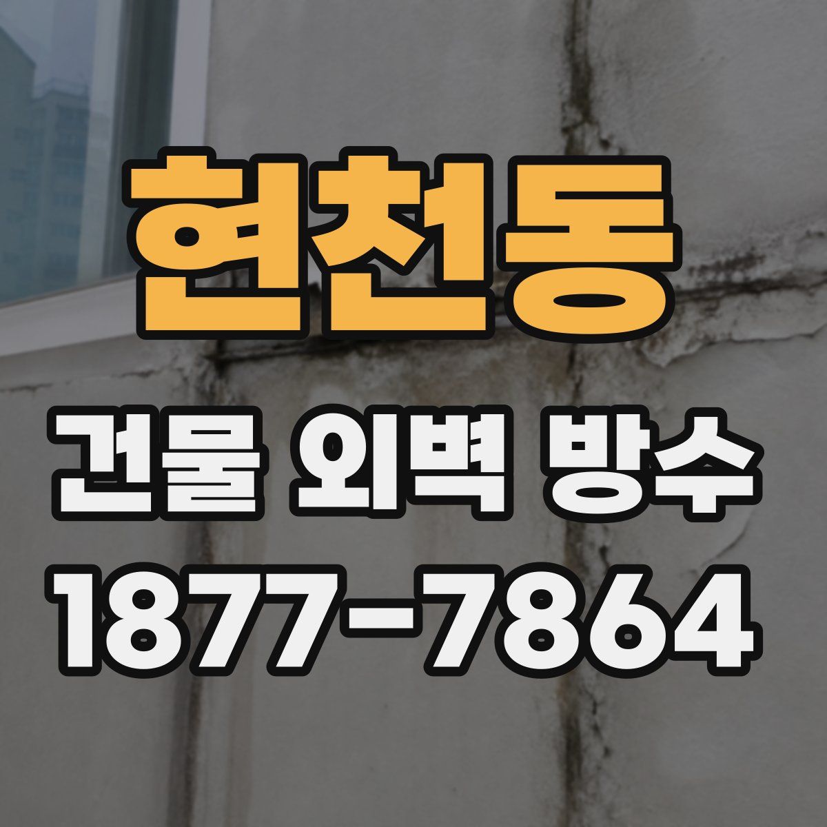 현천동 건물 외벽 방수