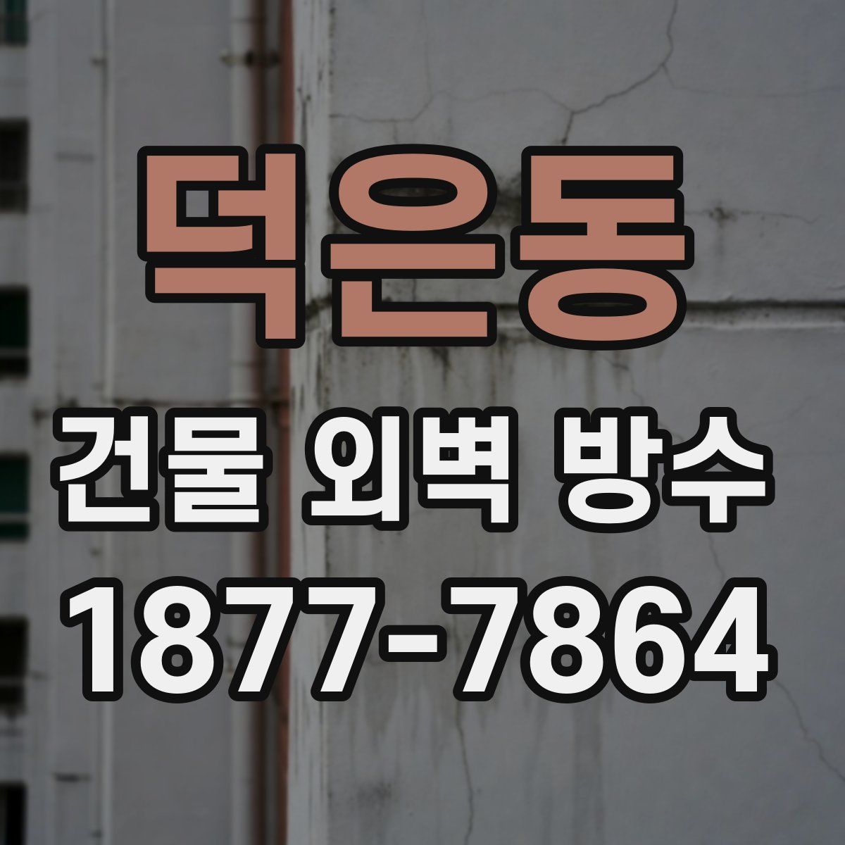 덕은동 건물 외벽 방수