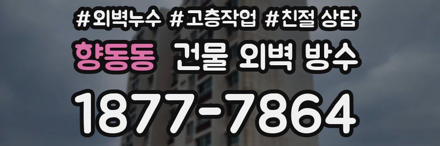 향동동 건물 외벽 방수