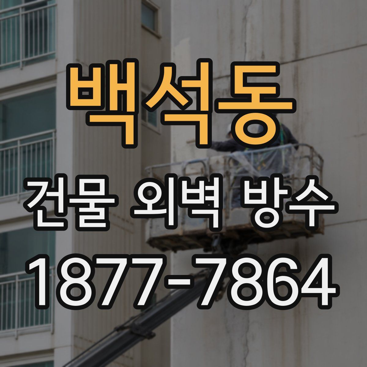 백석동 건물 외벽 방수