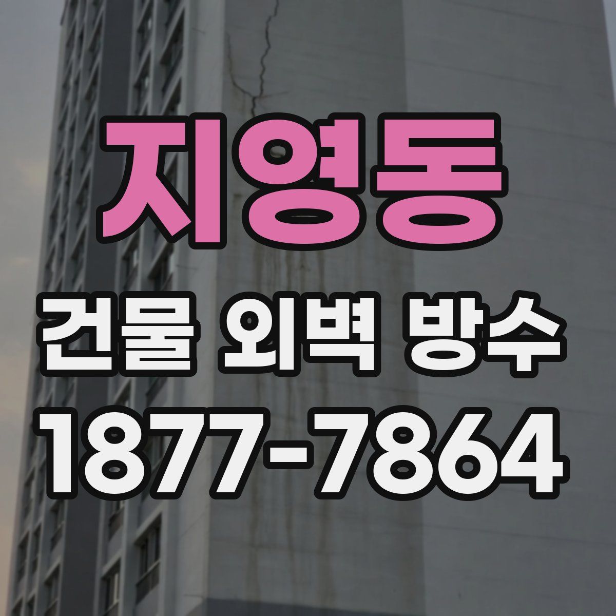 지영동 건물 외벽 방수
