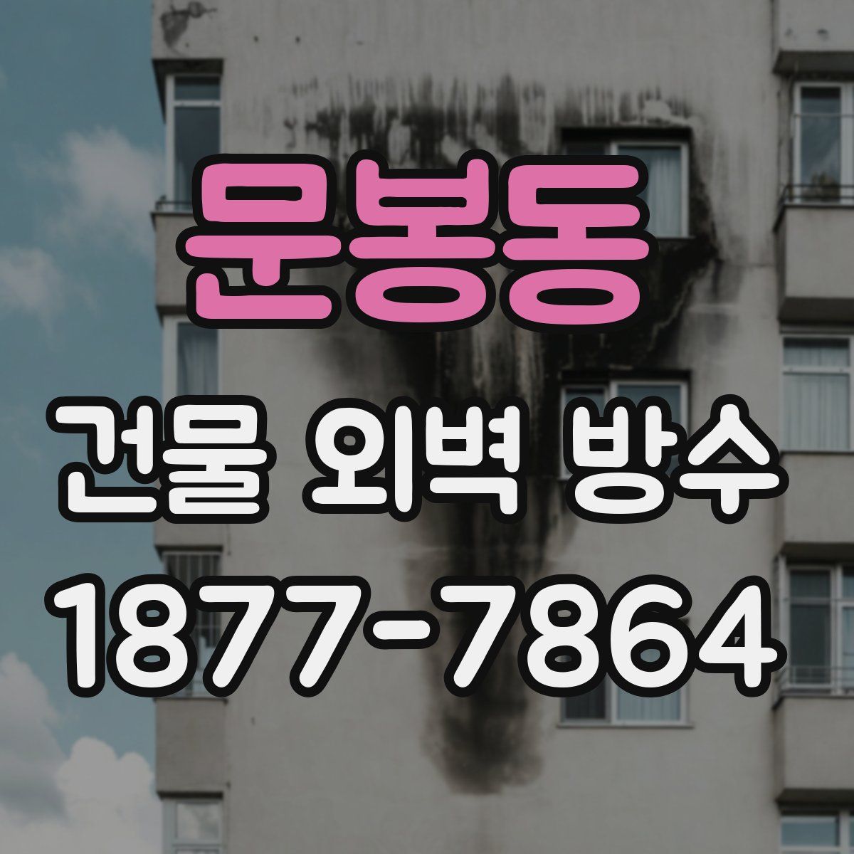 문봉동 건물 외벽 방수