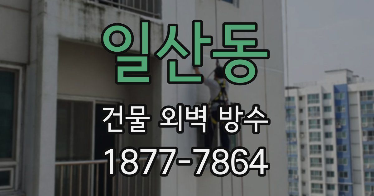 일산동 건물 외벽 방수