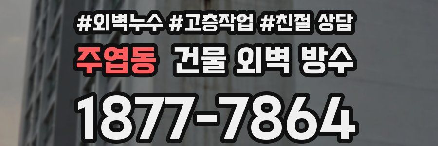 주엽동 건물 외벽 방수