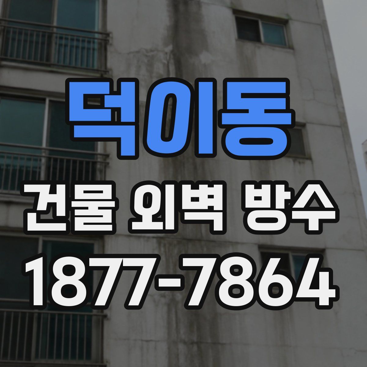 덕이동 건물 외벽 방수