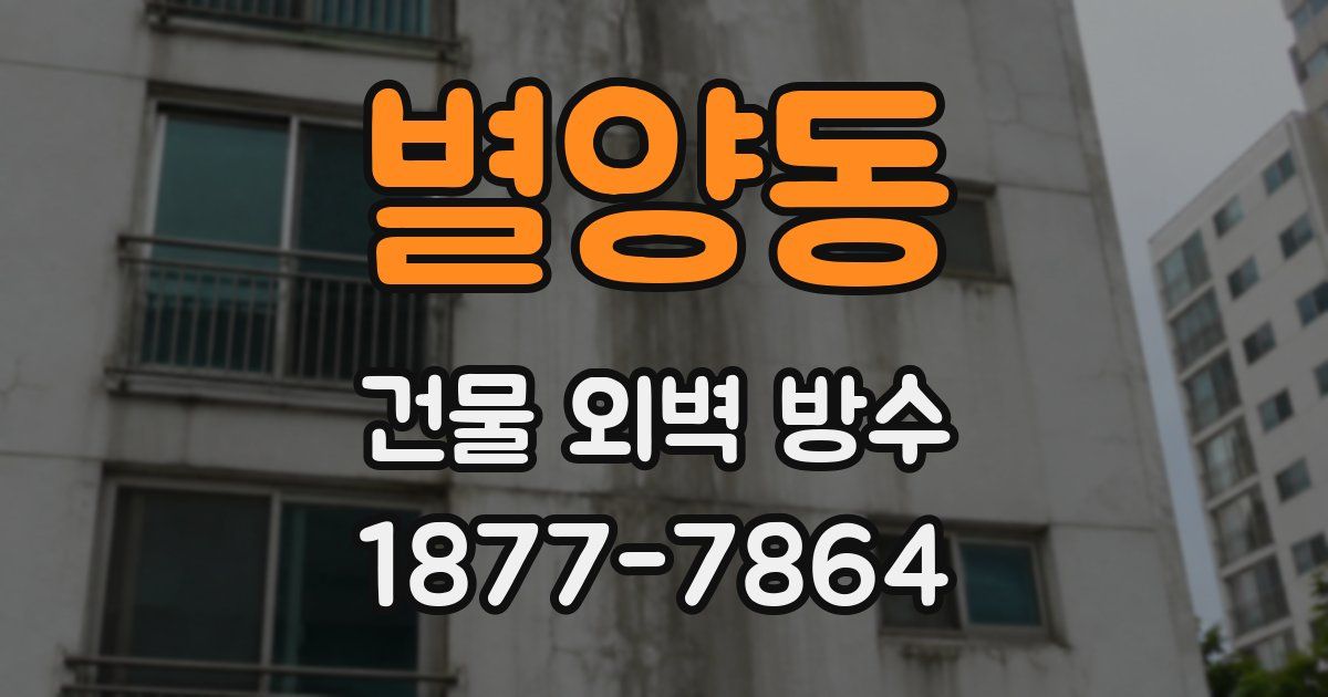 별양동 건물 외벽 방수