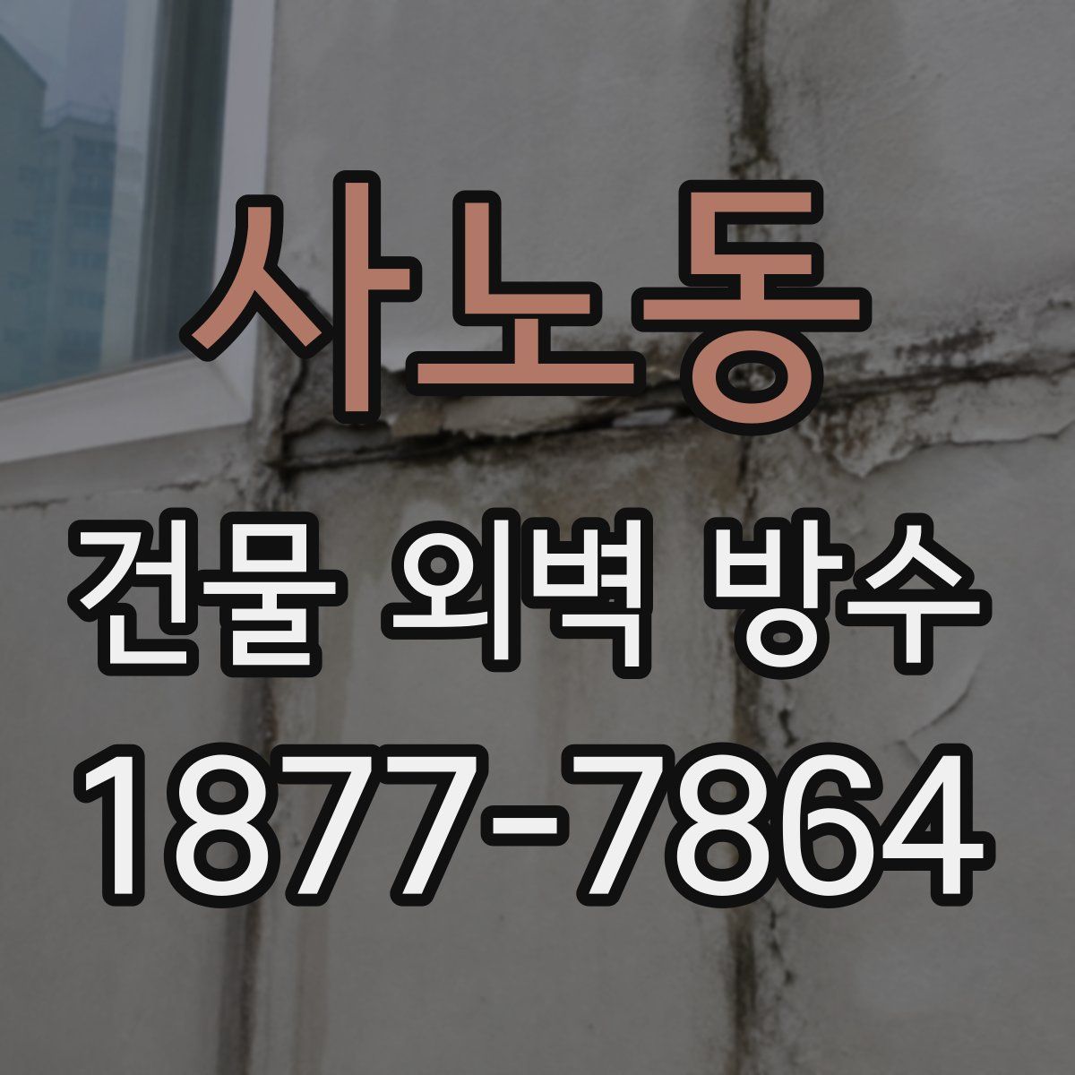 사노동 건물 외벽 방수