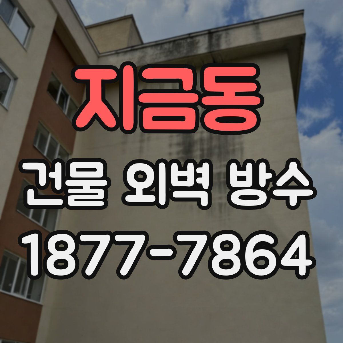 지금동 건물 외벽 방수