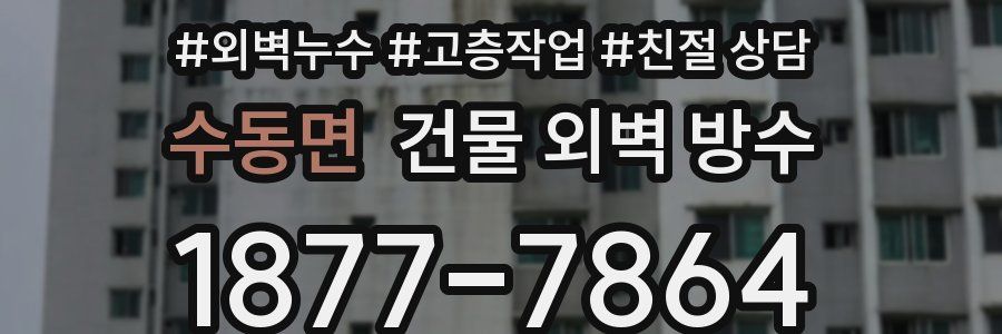 수동면 건물 외벽 방수