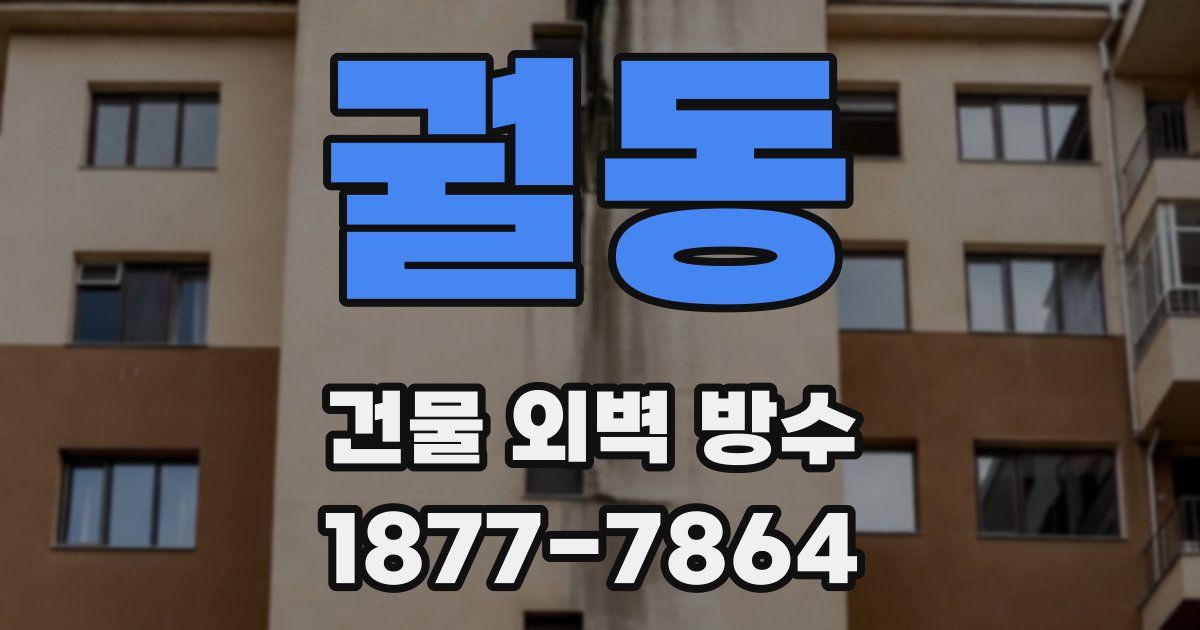 궐동 건물 외벽 방수