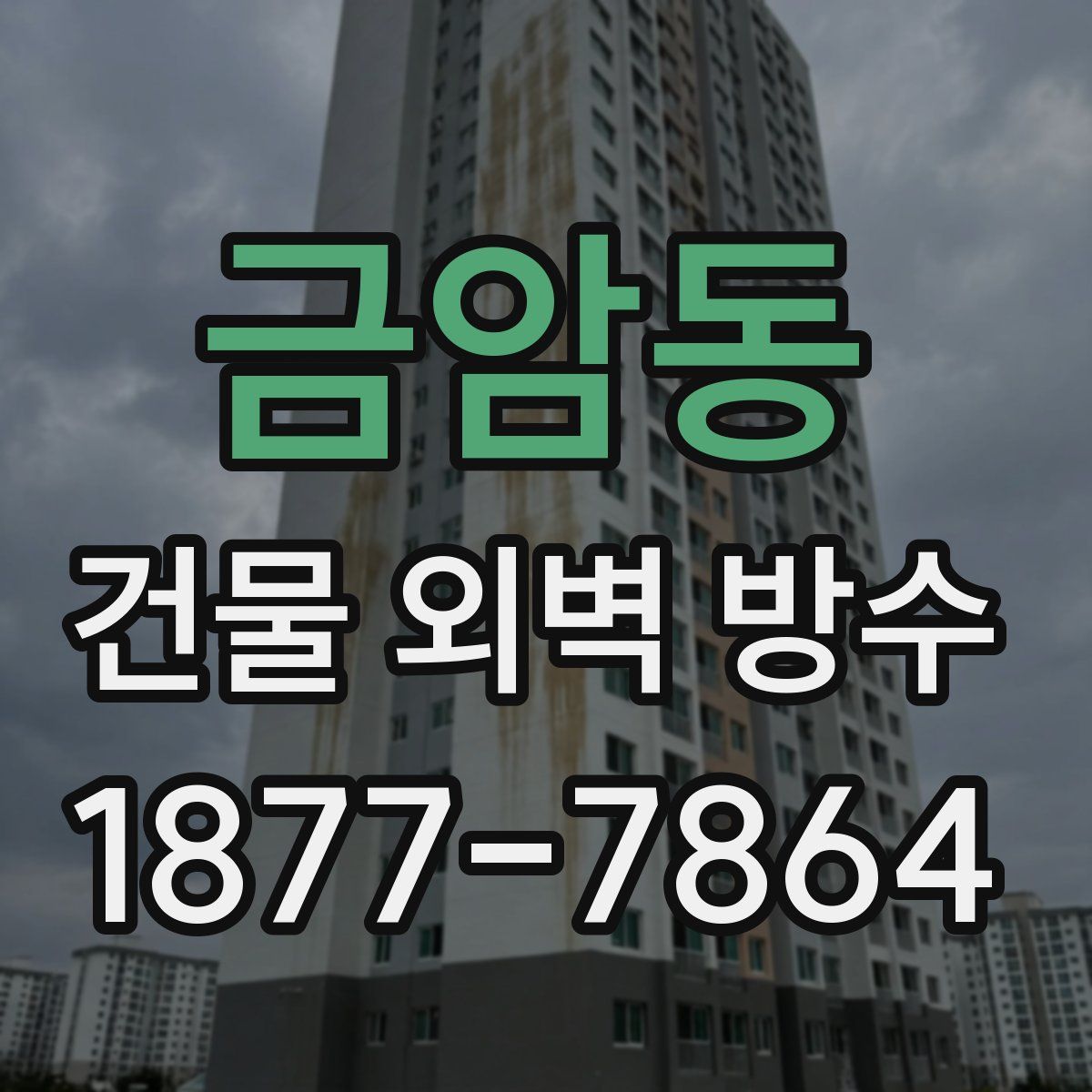 금암동 건물 외벽 방수