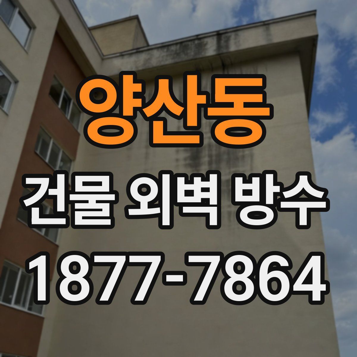 양산동 건물 외벽 방수