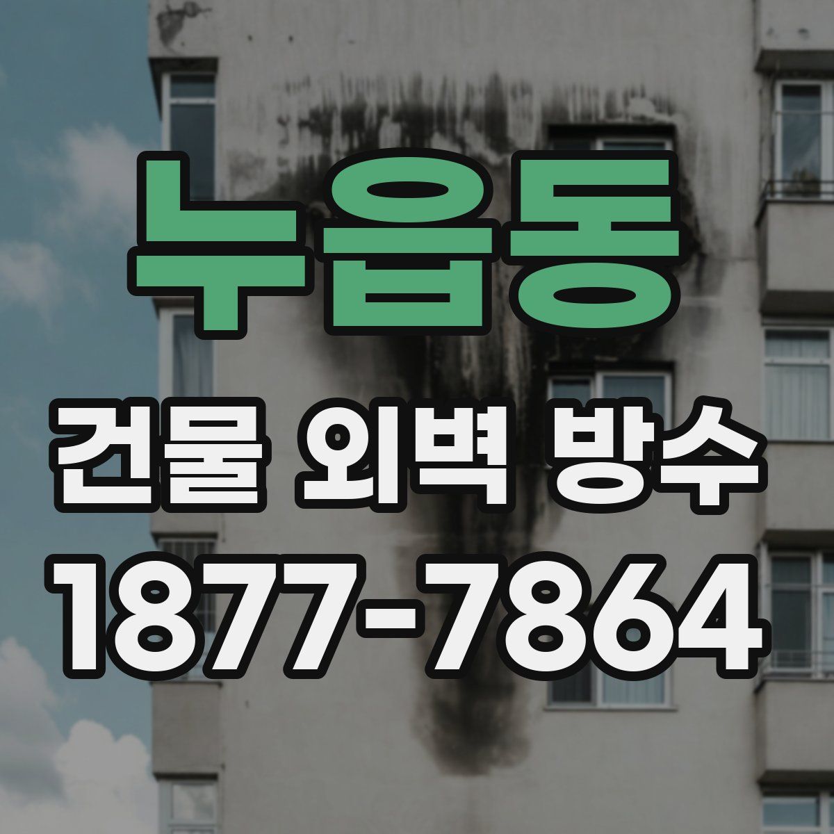 누읍동 건물 외벽 방수
