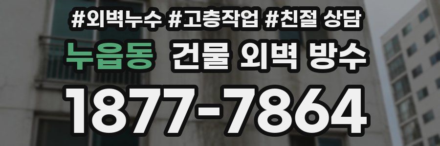 누읍동 건물 외벽 방수
