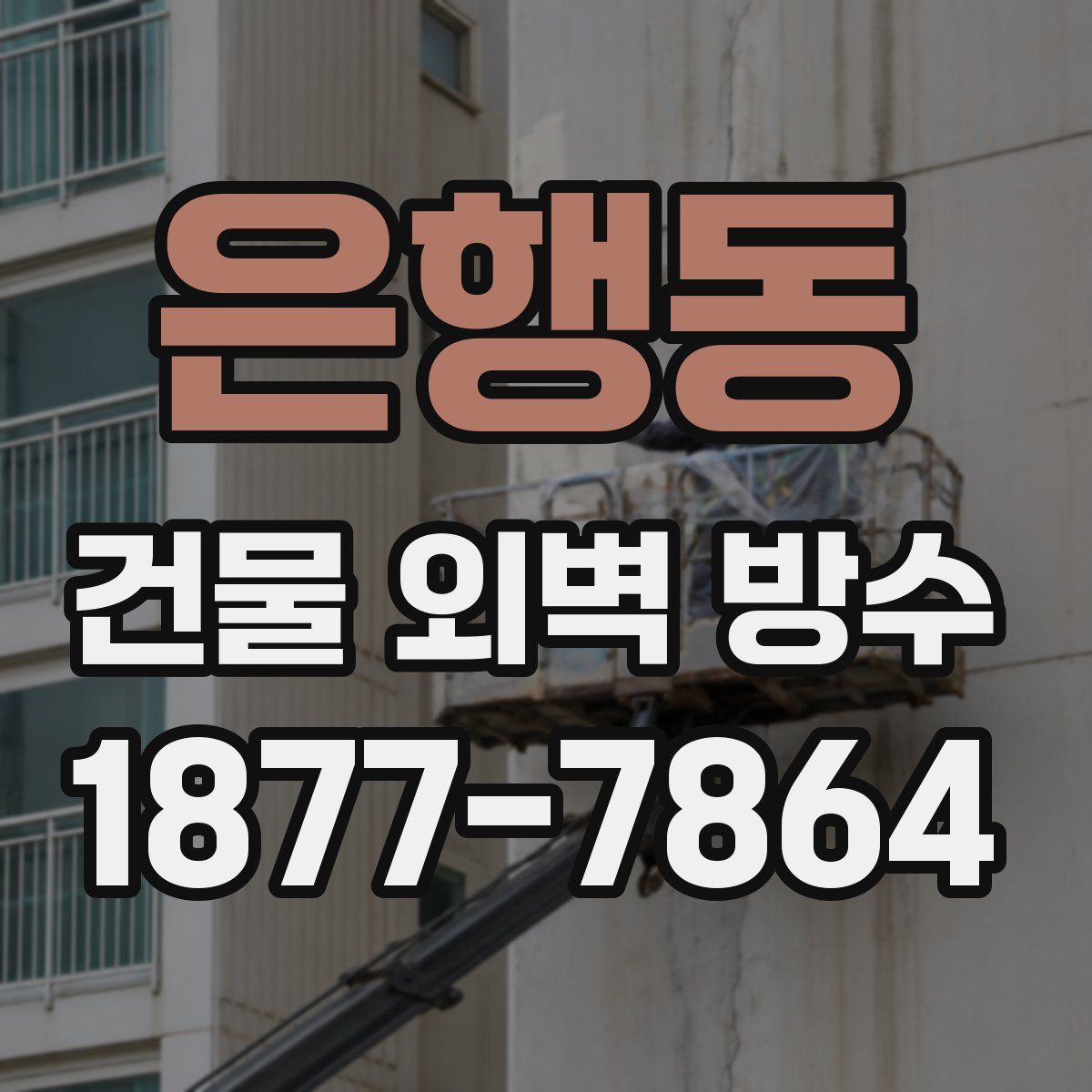 은행동 건물 외벽 방수