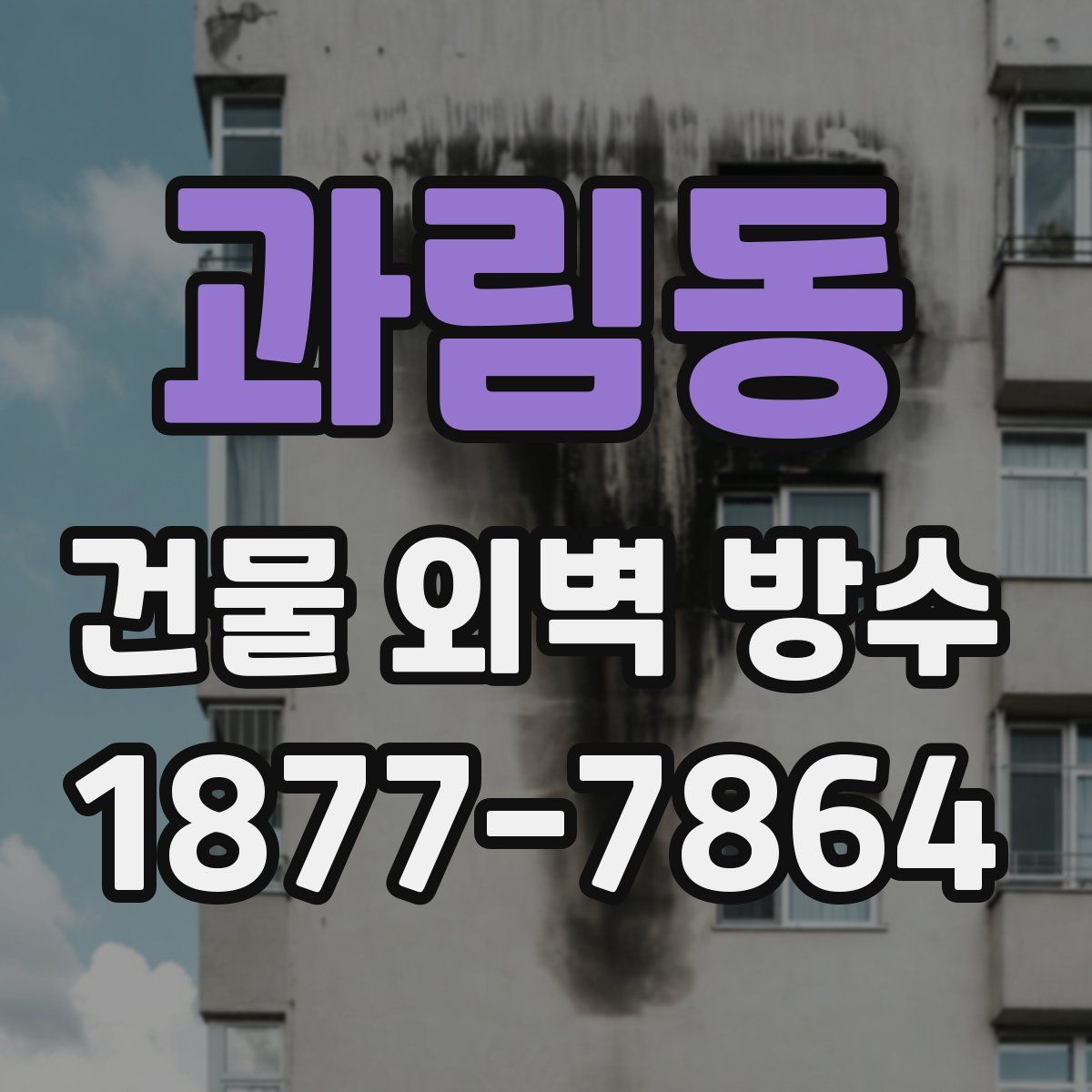 과림동 건물 외벽 방수