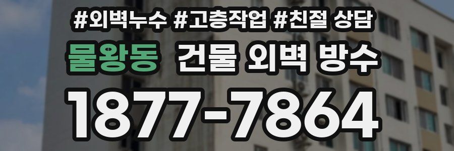 물왕동 건물 외벽 방수