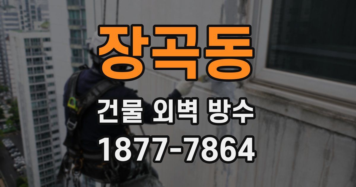 장곡동 건물 외벽 방수