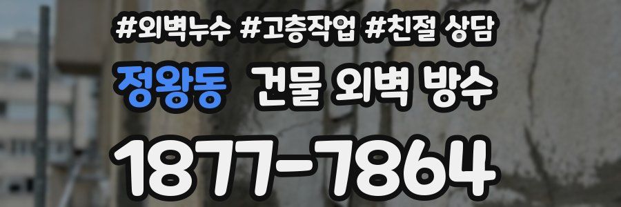 정왕동 건물 외벽 방수