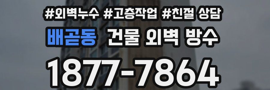 배곧동 건물 외벽 방수