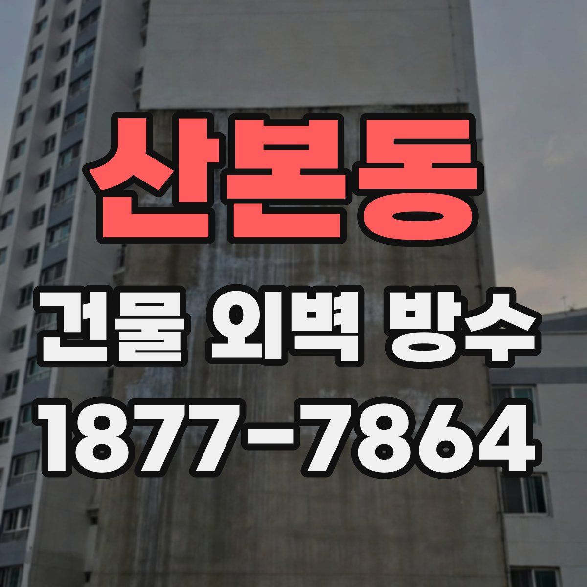 산본동 건물 외벽 방수
