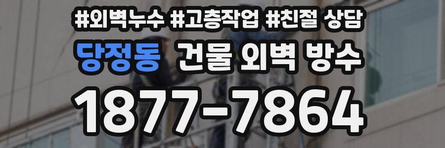 당정동 건물 외벽 방수