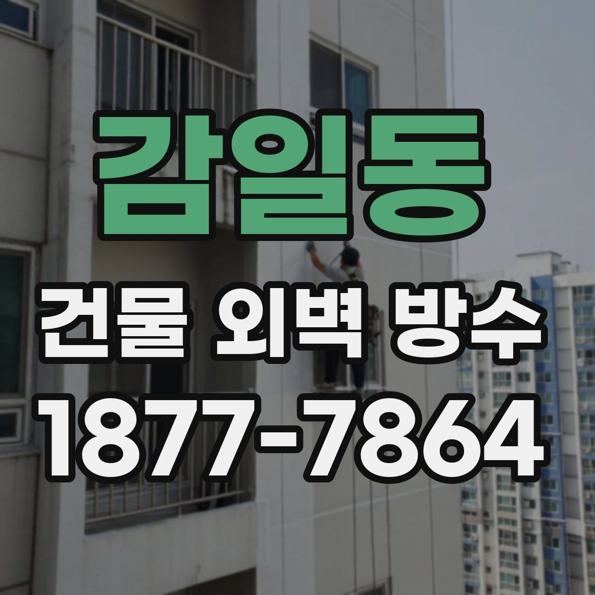 감일동 건물 외벽 방수