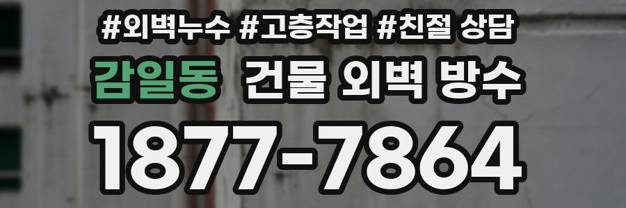 감일동 건물 외벽 방수