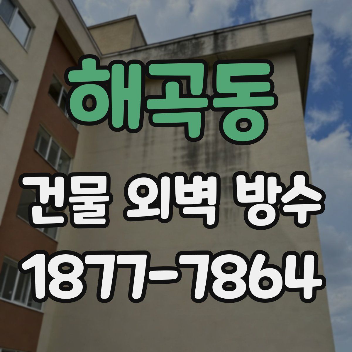 해곡동 건물 외벽 방수