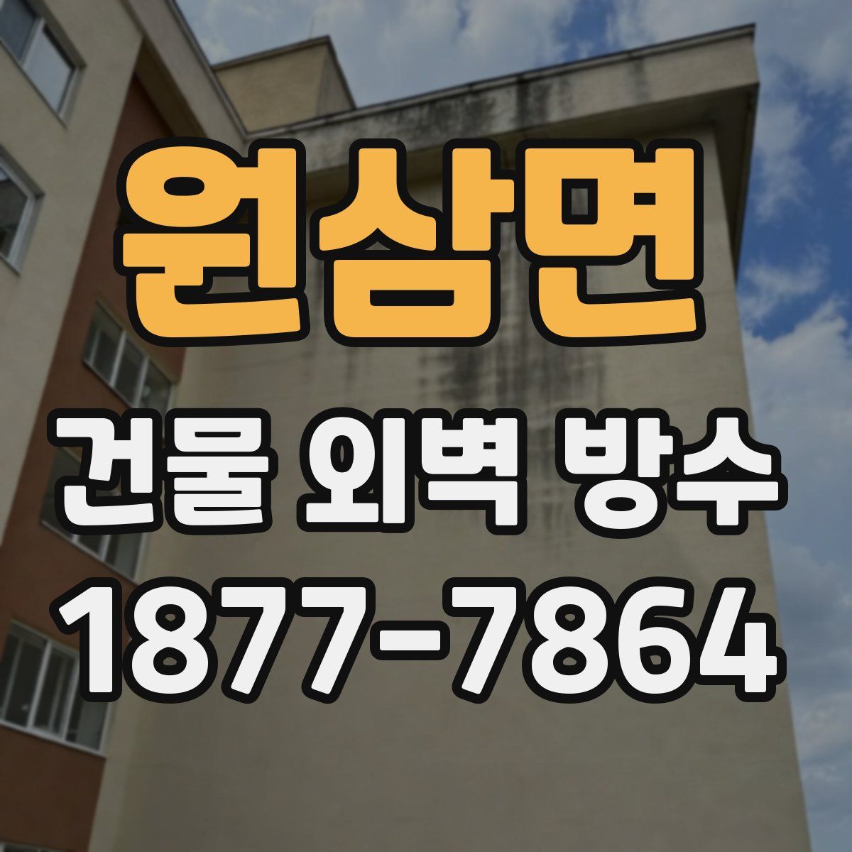 원삼면 건물 외벽 방수