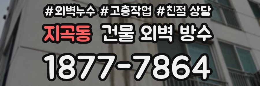 지곡동 건물 외벽 방수