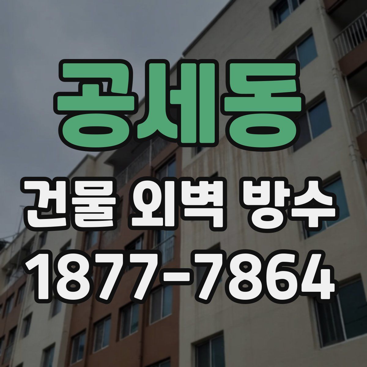 공세동 건물 외벽 방수
