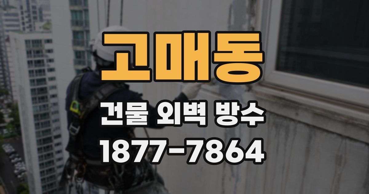 고매동 건물 외벽 방수