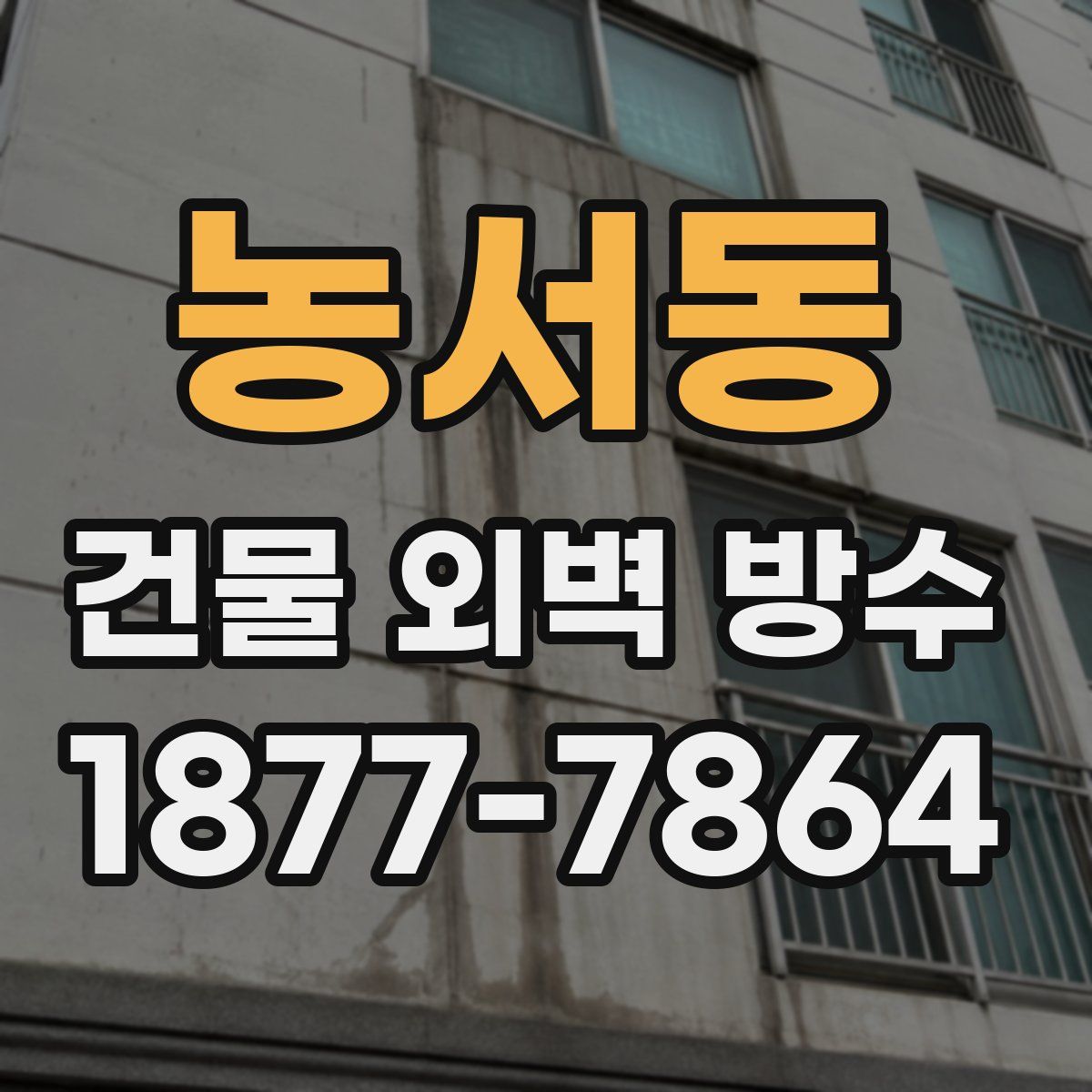 농서동 건물 외벽 방수