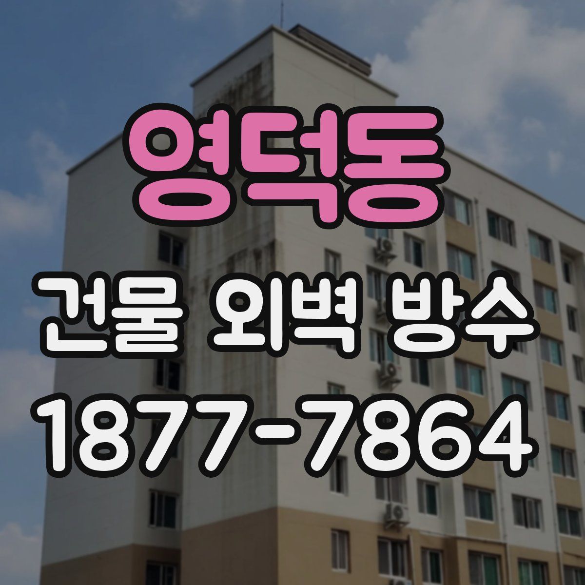 영덕동 건물 외벽 방수
