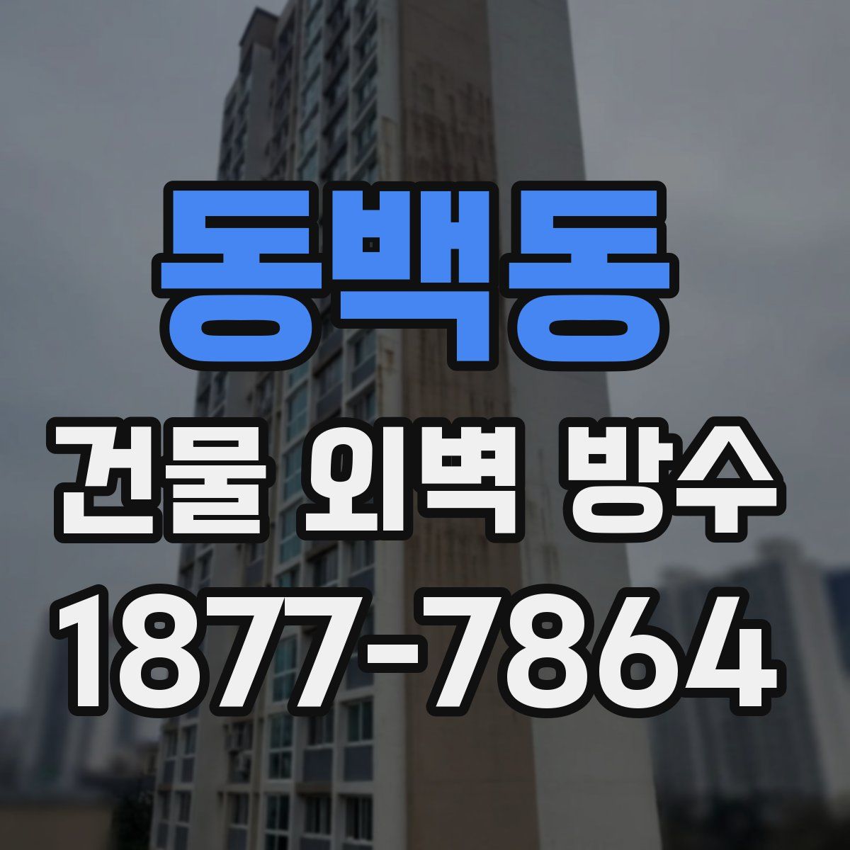 동백동 건물 외벽 방수