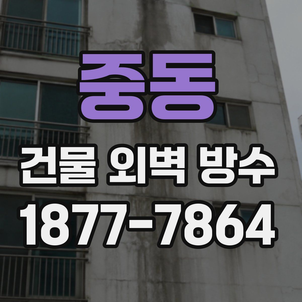 중동 건물 외벽 방수