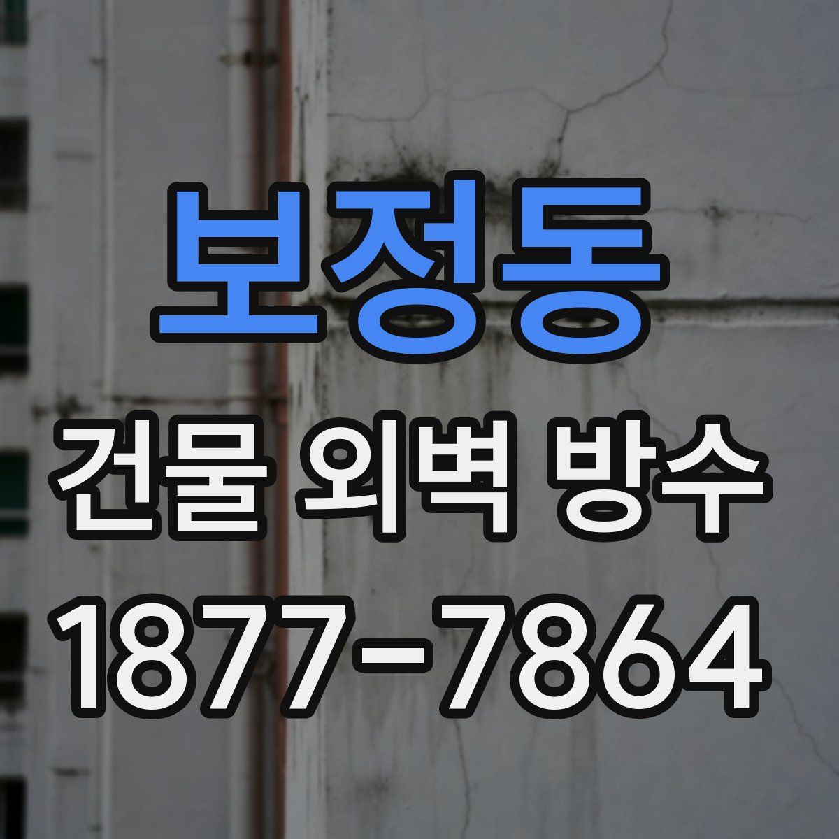 보정동 건물 외벽 방수