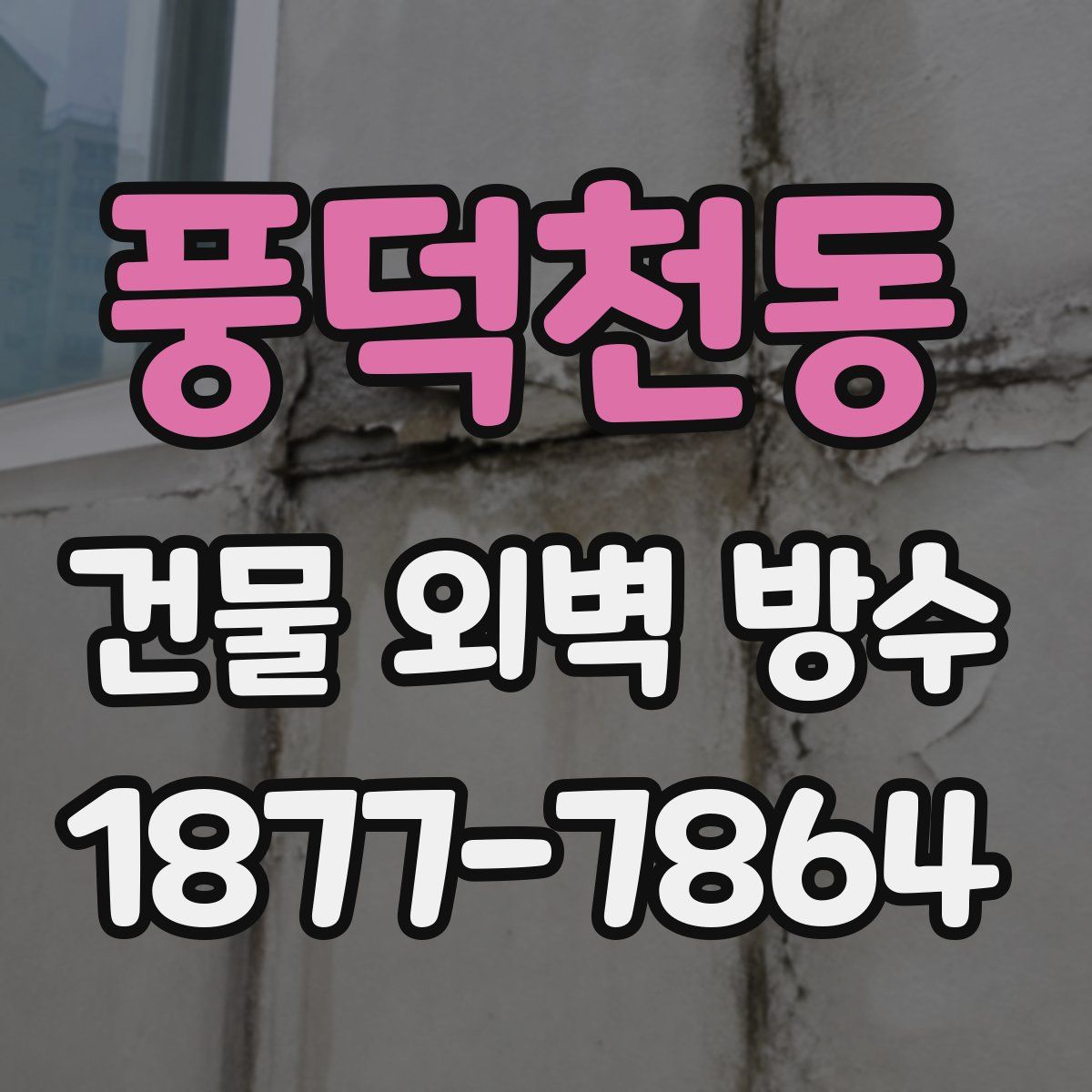 풍덕천동 건물 외벽 방수