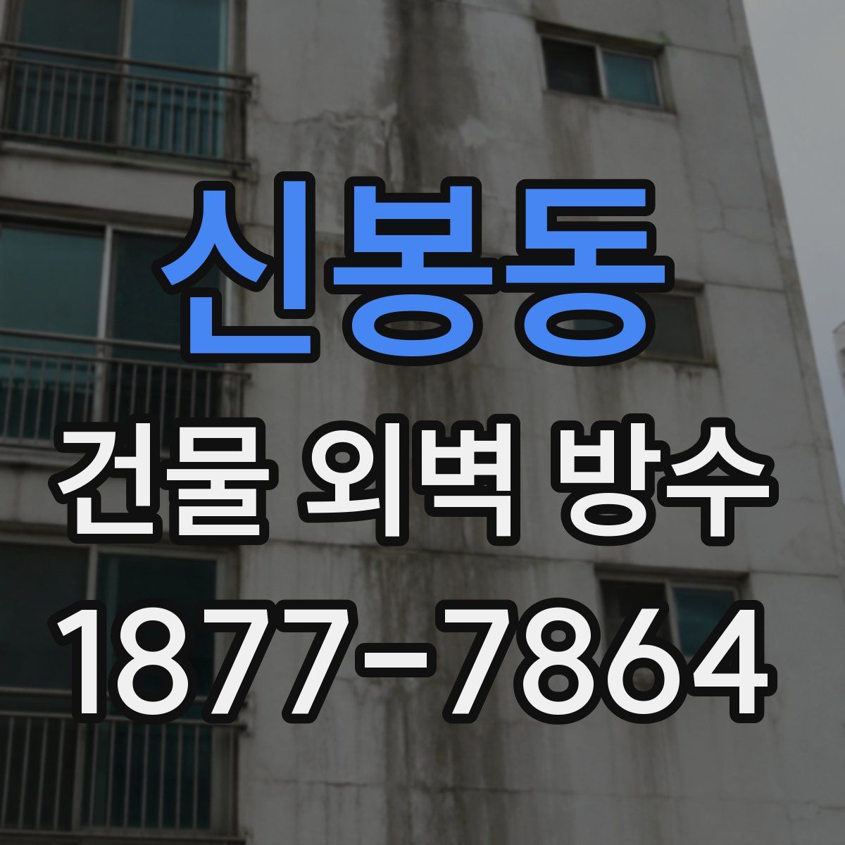 신봉동 건물 외벽 방수