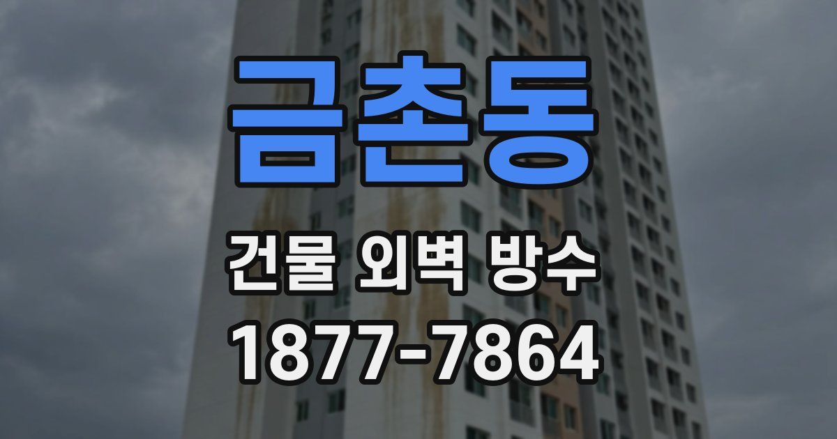 금촌동 건물 외벽 방수