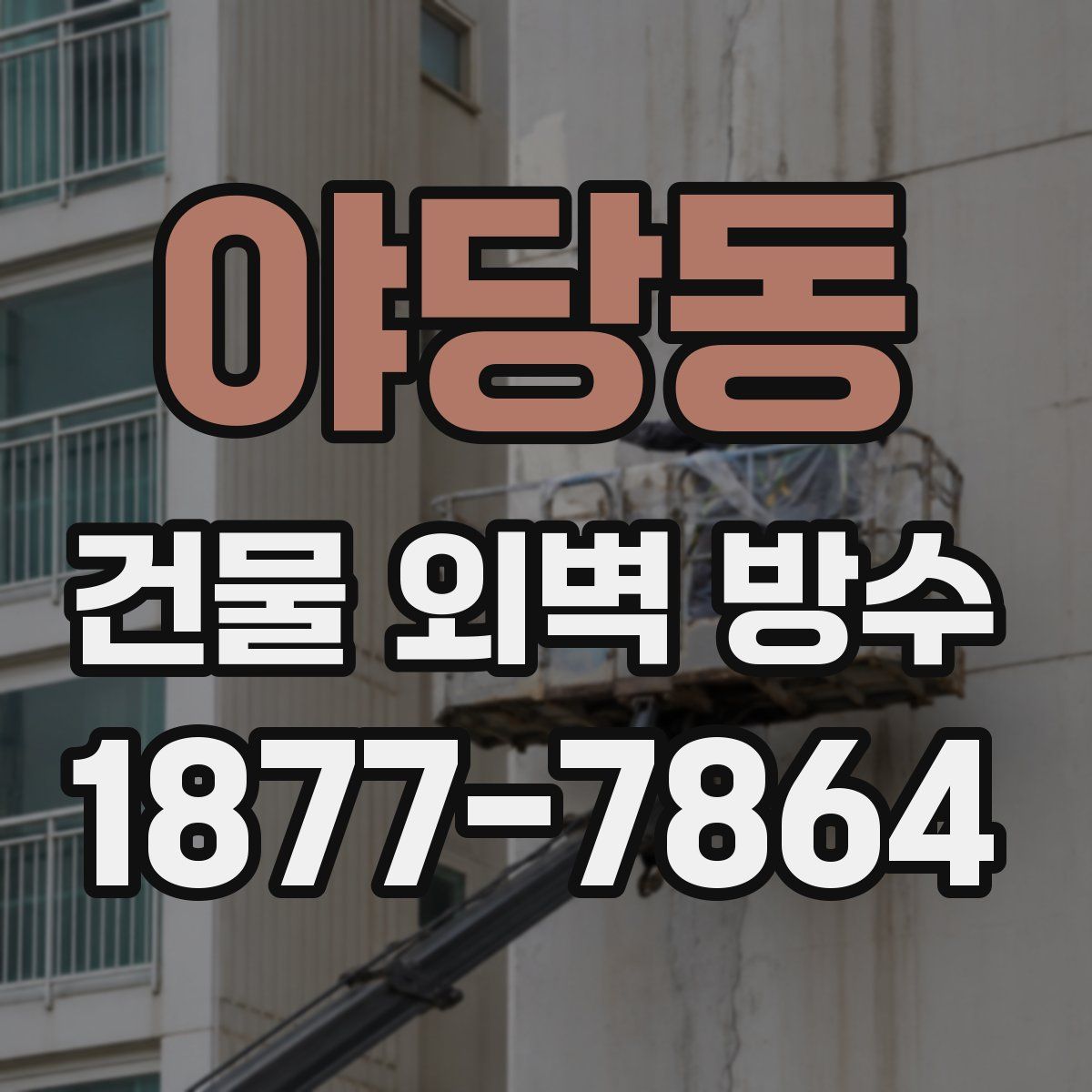 야당동 건물 외벽 방수