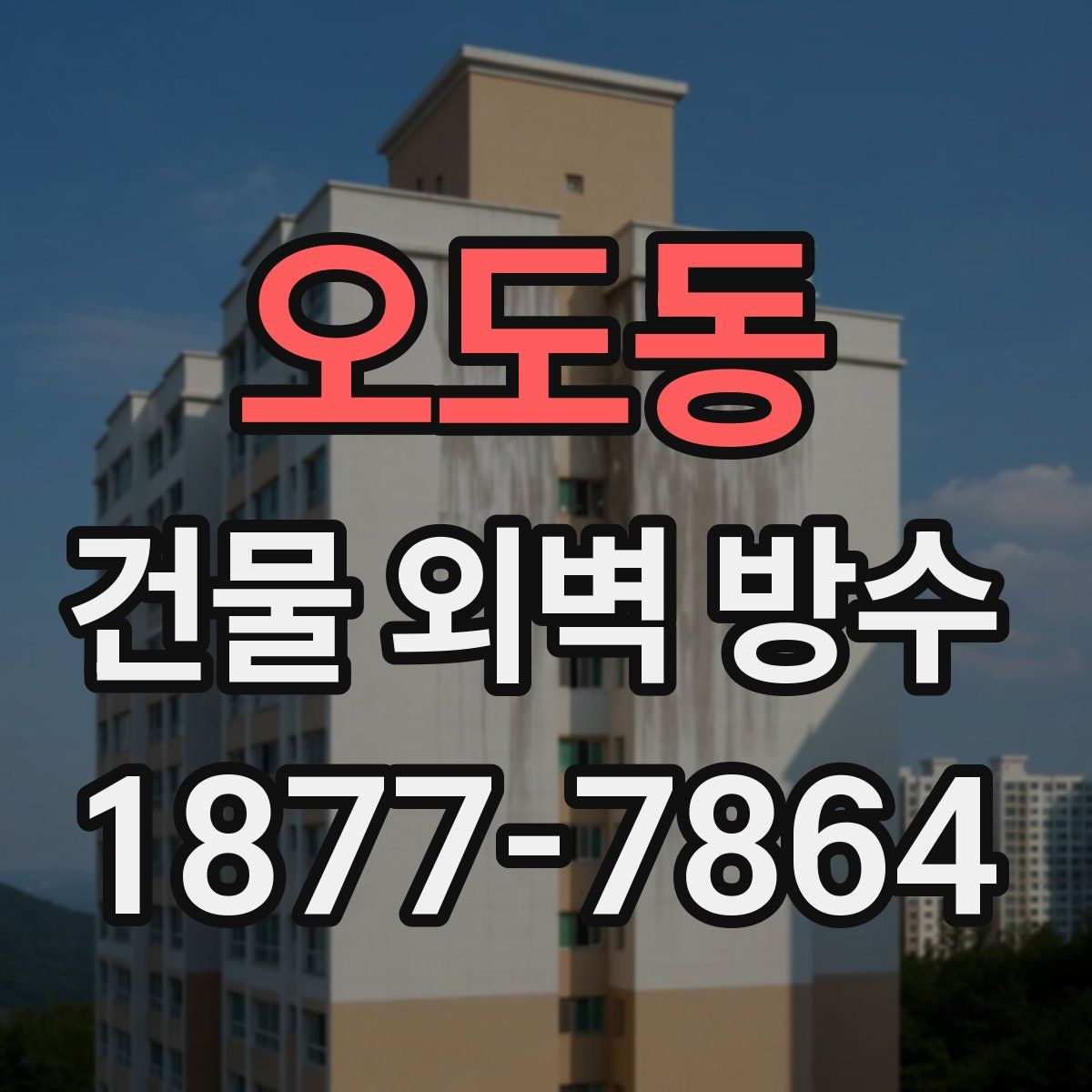 오도동 건물 외벽 방수