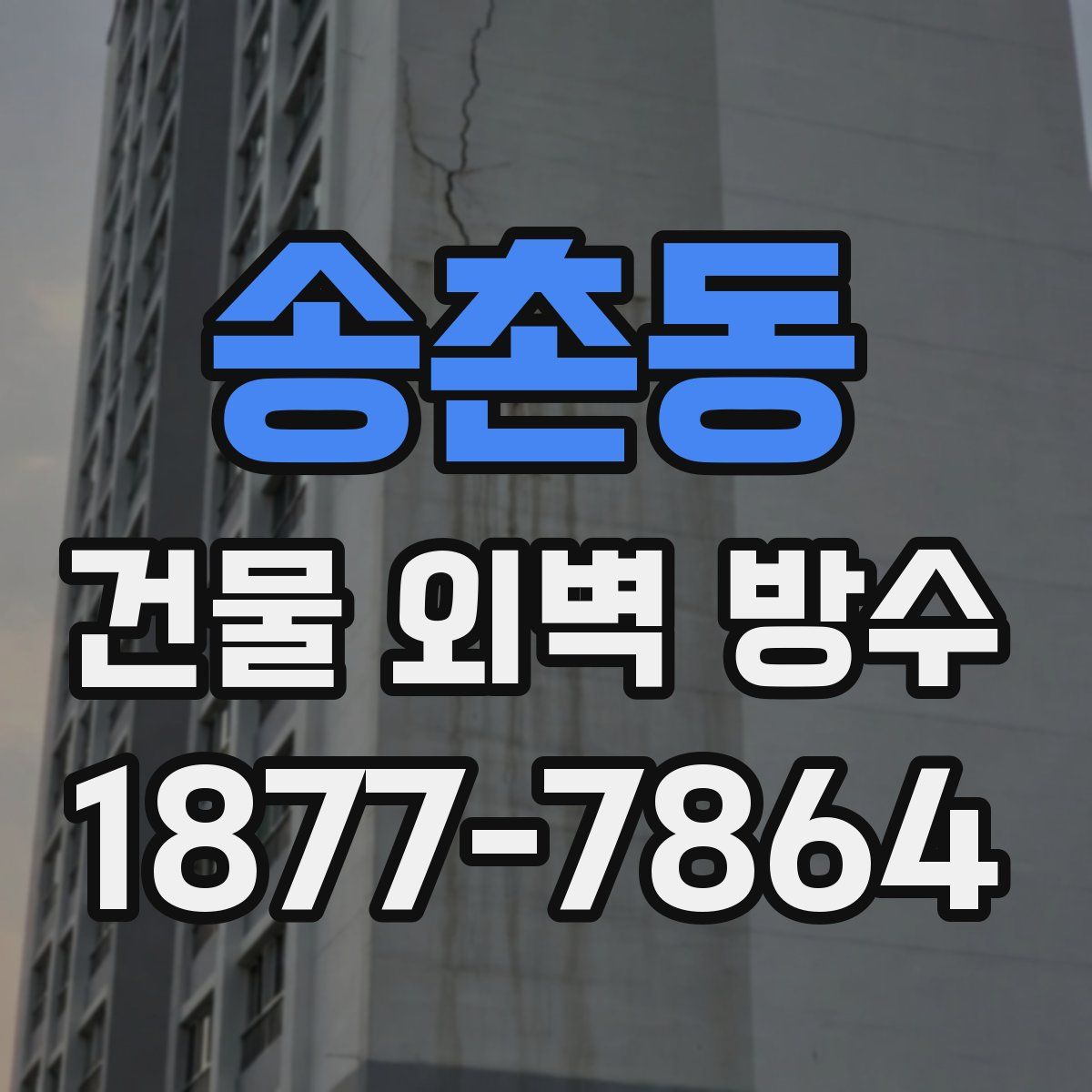 송촌동 건물 외벽 방수